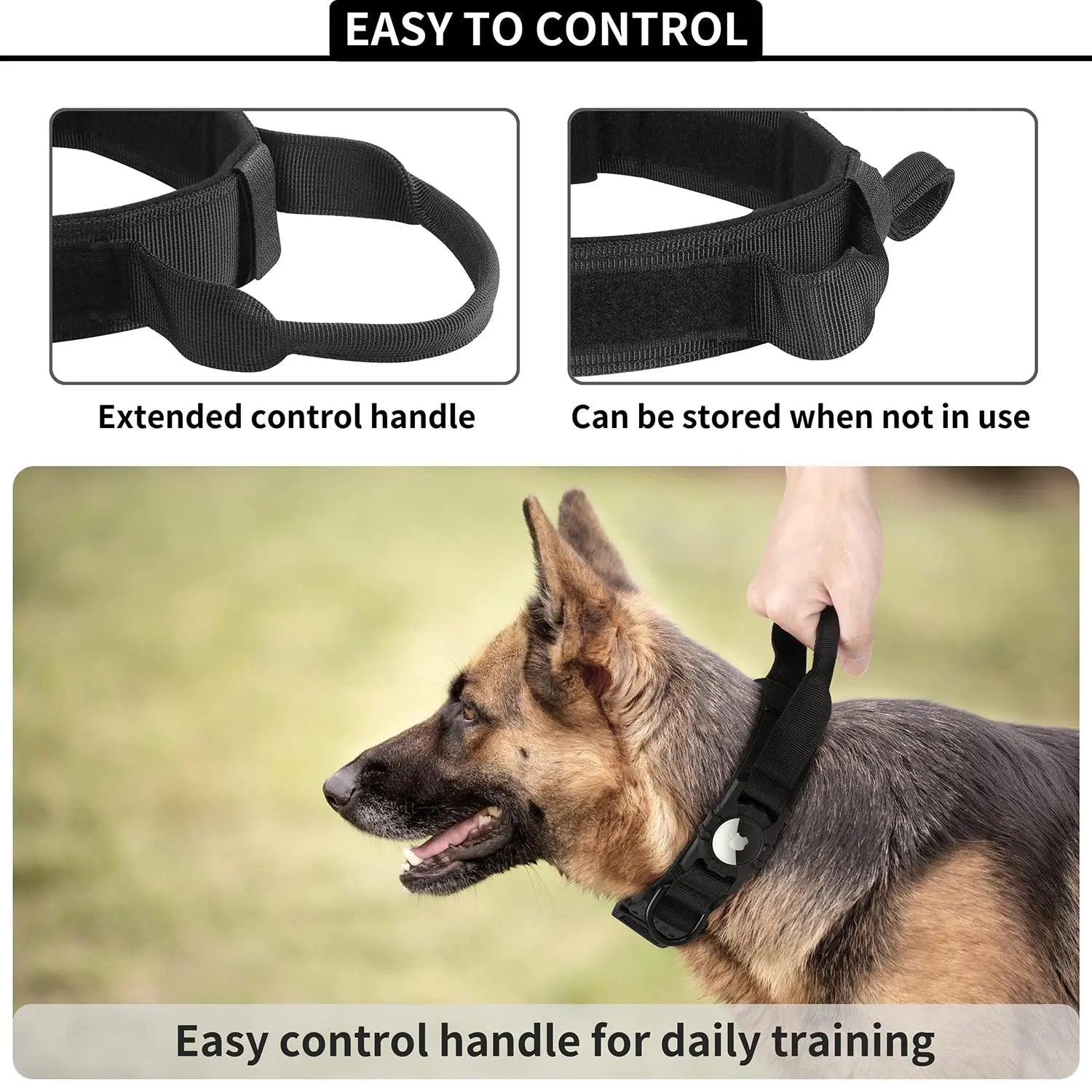 TitanGuard™ AirTag Tactical Dog Collar