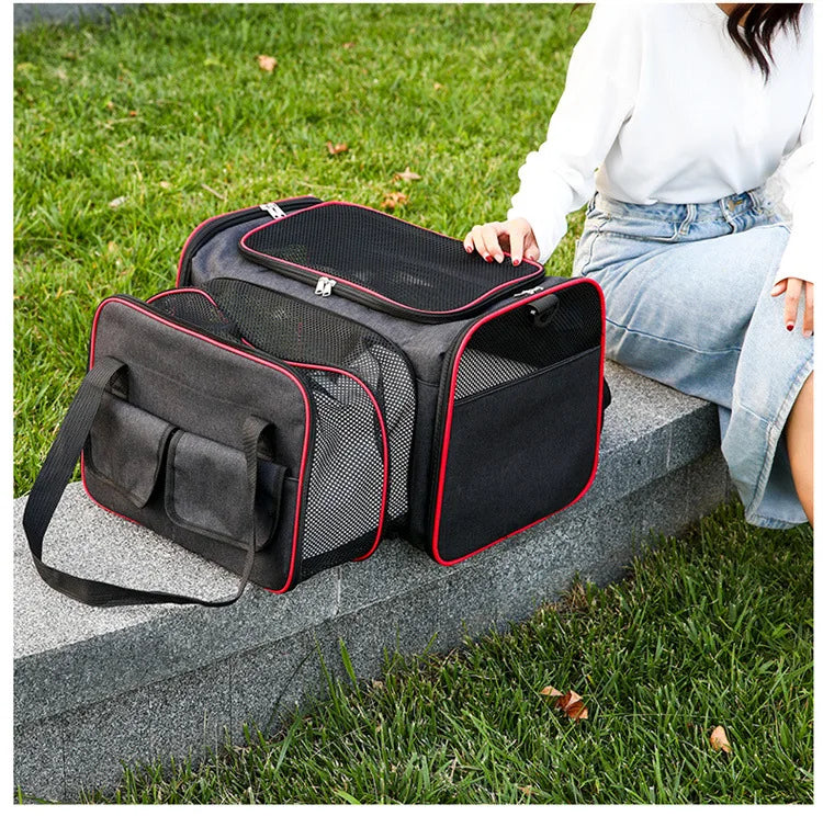 FlexiPaws™ Expandable Pet Travel Carrier