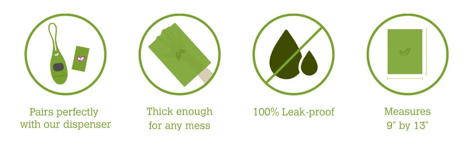 EcoPaws™ Leak-Proof Dog Poop Bags