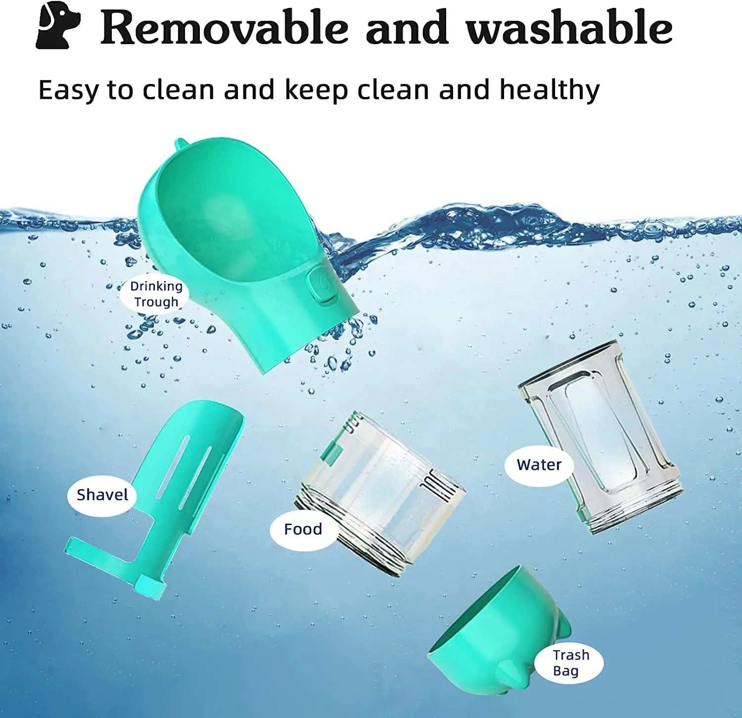 PawQuench™ 4-in-1 Water Bottle