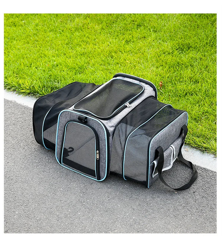 FlexiPaws™ Expandable Pet Travel Carrier