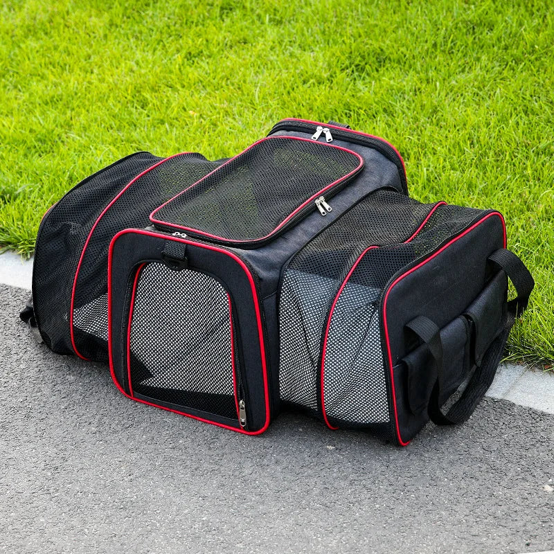 FlexiPaws™ Expandable Pet Travel Carrier