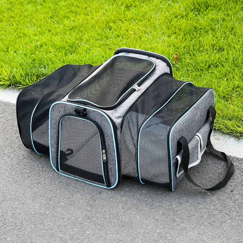 FlexiPaws™ Expandable Pet Travel Carrier