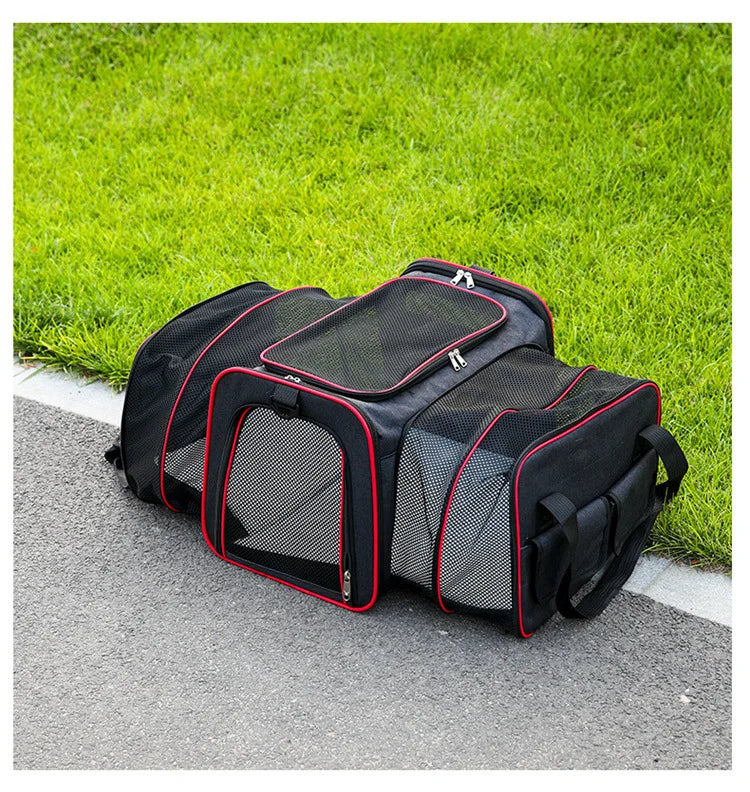 FlexiPaws™ Expandable Pet Travel Carrier