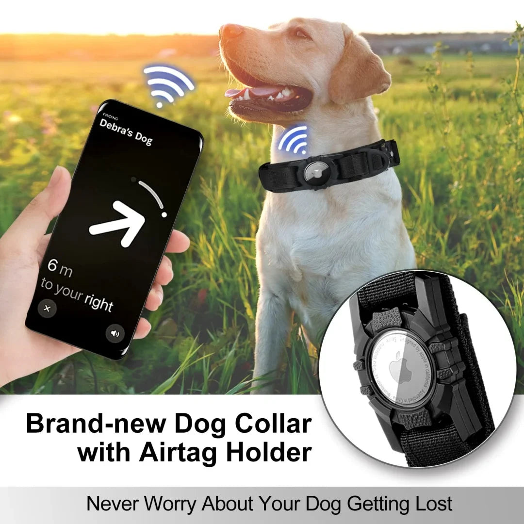 TitanGuard™ AirTag Tactical Dog Collar