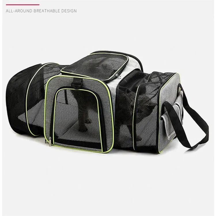 FlexiPaws™ Expandable Pet Travel Carrier